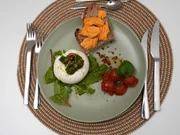 Minz-Pistazien-Basilikum-Pesto mit Bruschetta Butter - Rezept - Bild Nr. 17973