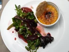 Kürbis- Crème- Brûlée an Herbstsalat - Rezept - Bild Nr. 2