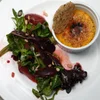 Kürbis- Crème- Brûlée an Herbstsalat - Rezept - Bild Nr. 2