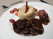 Zweierlei vom Reh trifft Selleriepüree - Rezept - Bild Nr. 2