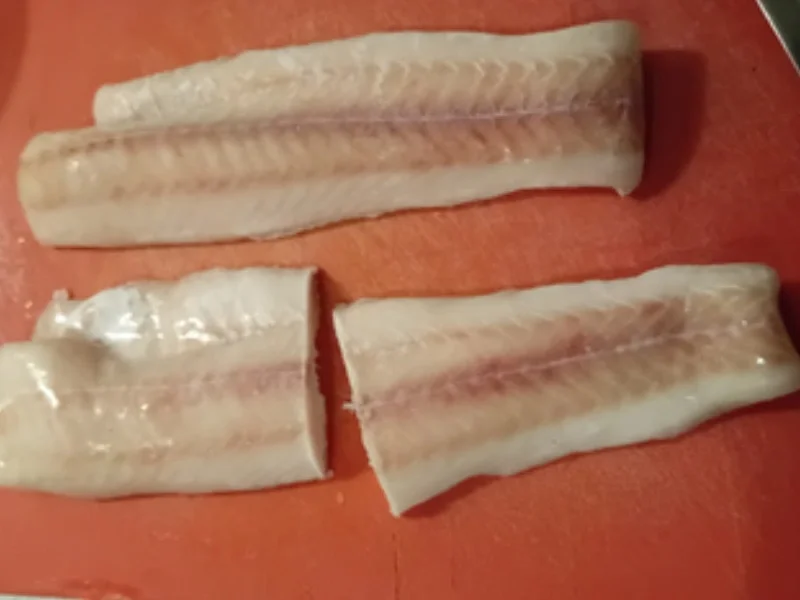 Rezept: Seelachsfilet auf Rahm-Sauerkraut und Drillingen Bild Nr. 4 Seelachsfilet auf Rahm-Sauerkraut und Drillingen - Rezept - Bild Nr. 4