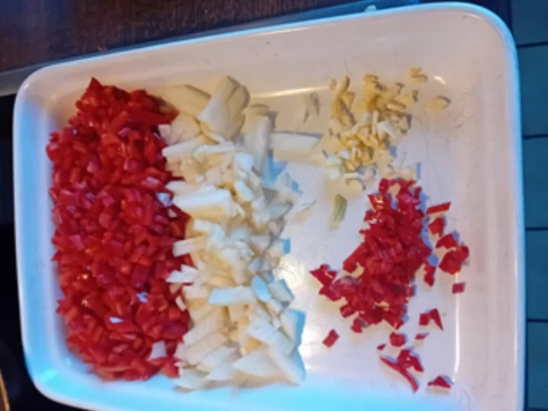 Rezept: Kidneybohnen-Spitzpaprika-Suppe mit Garnelenspieß Bild Nr. 4 Kidneybohnen-Spitzpaprika-Suppe mit Garnelenspieß - Rezept - Bild Nr. 4