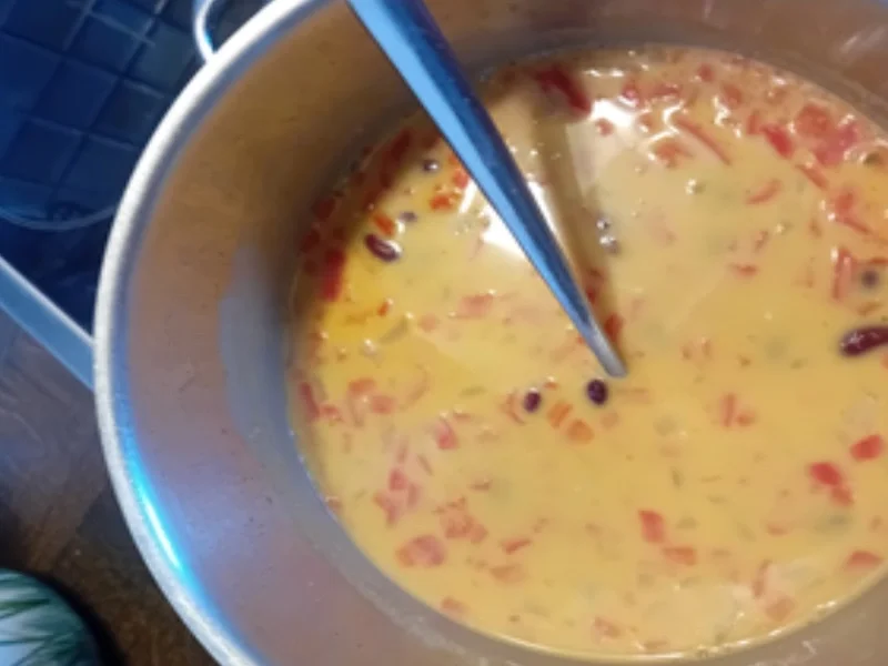 Rezept: Kidneybohnen-Spitzpaprika-Suppe mit Garnelenspieß Bild Nr. 6 Kidneybohnen-Spitzpaprika-Suppe mit Garnelenspieß - Rezept - Bild Nr. 6