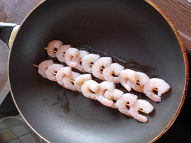 Rezept: Kidneybohnen-Spitzpaprika-Suppe mit Garnelenspieß Bild Nr. 9 Kidneybohnen-Spitzpaprika-Suppe mit Garnelenspieß - Rezept - Bild Nr. 9