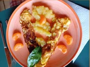 Eierpfannkuchen mit Apfelkompott - Rezept - Bild Nr. 2