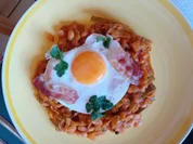 Weiße-Bohnen-Pfanne mit Spiegelei - Rezept - Bild Nr. 2