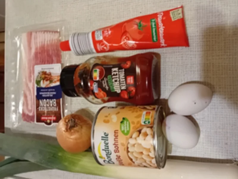 Weiße-Bohnen-Pfanne mit Spiegelei - Rezept - Bild Nr. 3