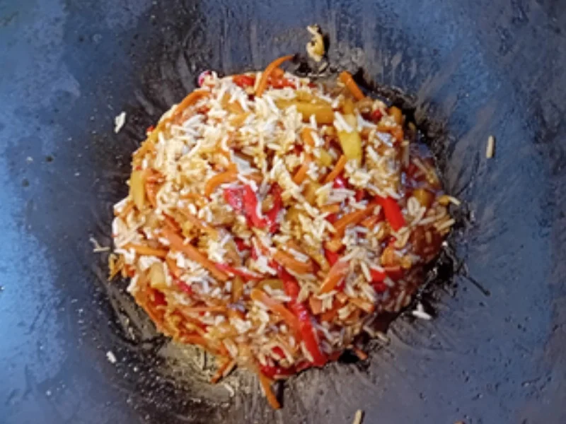 Asiatischer Gemüsemix mit Basmatireis - Rezept - Bild Nr. 9