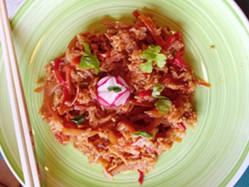 Asiatischer Gemüsemix mit Basmatireis - Rezept - Bild Nr. 10