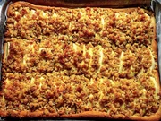 Blechkuchen mit Envy-Äpfeln und Mandel-Orangen-Streuseln - Rezept - Bild Nr. 17987