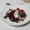 Karibische Maronen-Mousse auf einem Wildfrucht Spiegel - Rezept - Bild Nr. 2