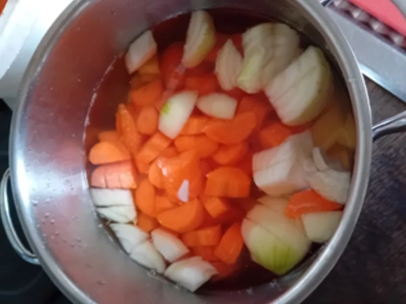 Möhren-Creme-Suppe mit Garnelenspieß - Rezept - Bild Nr. 4