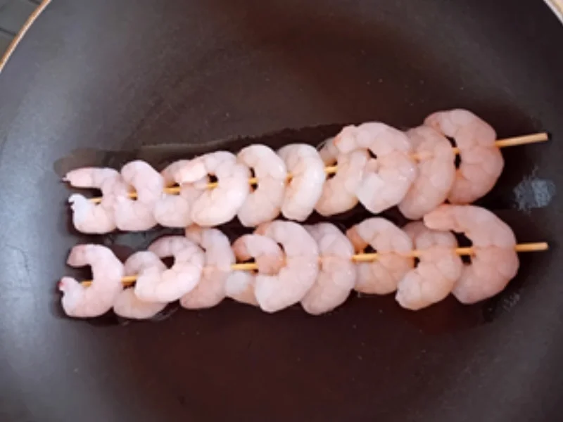 Möhren-Creme-Suppe mit Garnelenspieß - Rezept - Bild Nr. 6