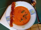 Kokos-Tomatensuppe mit Garnelenspieß - Rezept - Bild Nr. 17989
