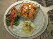 Kartoffelgratin mit Parmesan und Salbei, Süßkartoffel-Auflauf mit Feta - Rezept - Bild Nr. 2