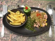 Lachs mit Rote-Bete-Tatar und Meeresspargel - Rezept - Bild Nr. 2