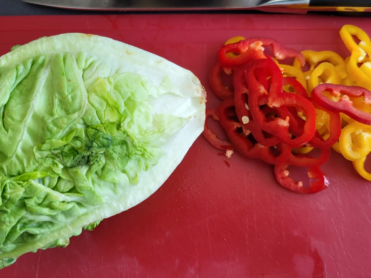 Romanasalat gebraten - z.b. als kleine Vorspeise à la Biggi - Rezept - Bild Nr. 3