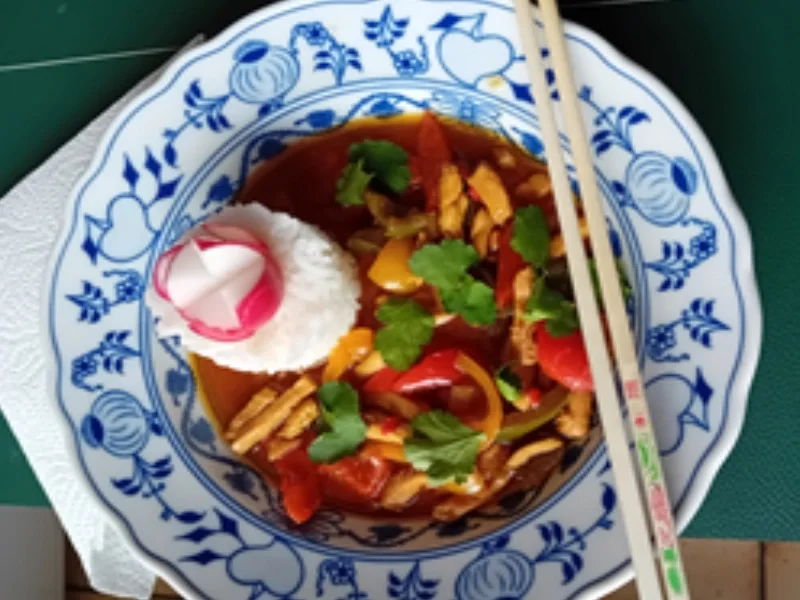 Hähnchenbrustfilet mit Kreuzkümmel, Paprikamix und Jasmin-Reis - Rezept - Bild Nr. 2