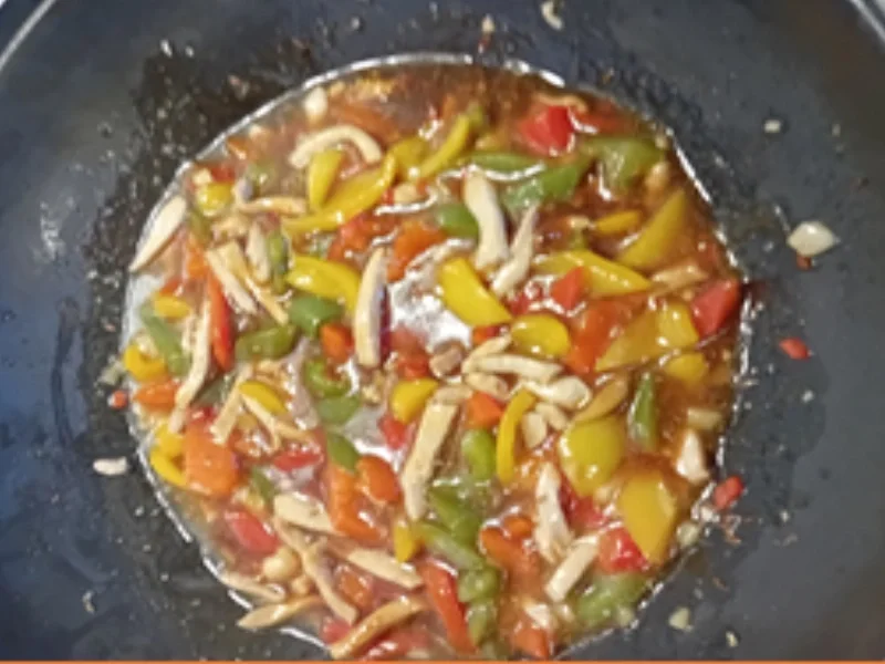 Hähnchenbrustfilet mit Kreuzkümmel, Paprikamix und Jasmin-Reis - Rezept - Bild Nr. 19