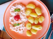 Rezept: Pellkartoffel-Drillinge mit Zwiebel-Paprika-Quark Bild Nr. 2 Pellkartoffel-Drillinge mit Zwiebel-Paprika-Quark - Rezept - Bild Nr. 2