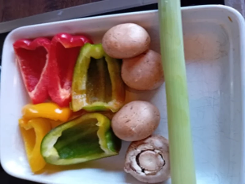 Rezept: Doppeltgegartes Putenfleisch mit Gemüsemix und Jasmin-Reis Bild Nr. 5 Doppeltgegartes Putenfleisch mit Gemüsemix und Jasmin-Reis - Rezept - Bild Nr. 5