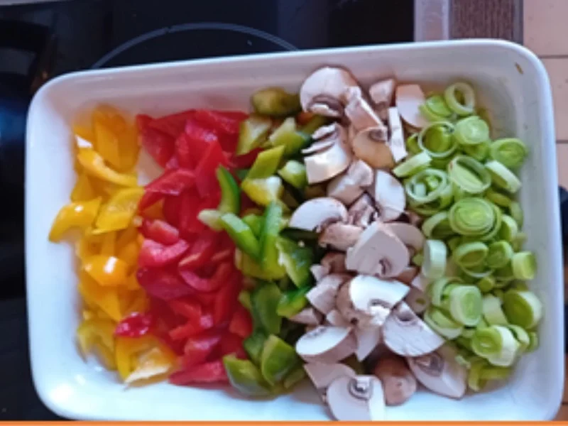 Rezept: Doppeltgegartes Putenfleisch mit Gemüsemix und Jasmin-Reis Bild Nr. 6 Doppeltgegartes Putenfleisch mit Gemüsemix und Jasmin-Reis - Rezept - Bild Nr. 6