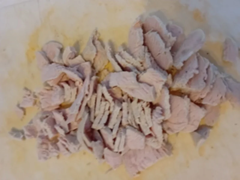 Rezept: Doppeltgegartes Putenfleisch mit Gemüsemix und Jasmin-Reis Bild Nr. 8 Doppeltgegartes Putenfleisch mit Gemüsemix und Jasmin-Reis - Rezept - Bild Nr. 8