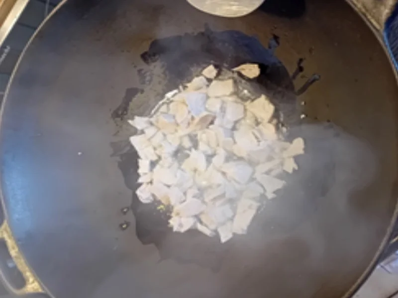 Rezept: Doppeltgegartes Putenfleisch mit Gemüsemix und Jasmin-Reis Bild Nr. 9 Doppeltgegartes Putenfleisch mit Gemüsemix und Jasmin-Reis - Rezept - Bild Nr. 9