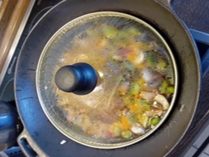 Rezept: Doppeltgegartes Putenfleisch mit Gemüsemix und Jasmin-Reis Bild Nr. 11 Doppeltgegartes Putenfleisch mit Gemüsemix und Jasmin-Reis - Rezept - Bild Nr. 11