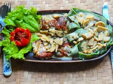 Pikante Auberginenröllchen mit Bacon und Pappardelle alla Marina Camerota - Rezept - Bild Nr. 2