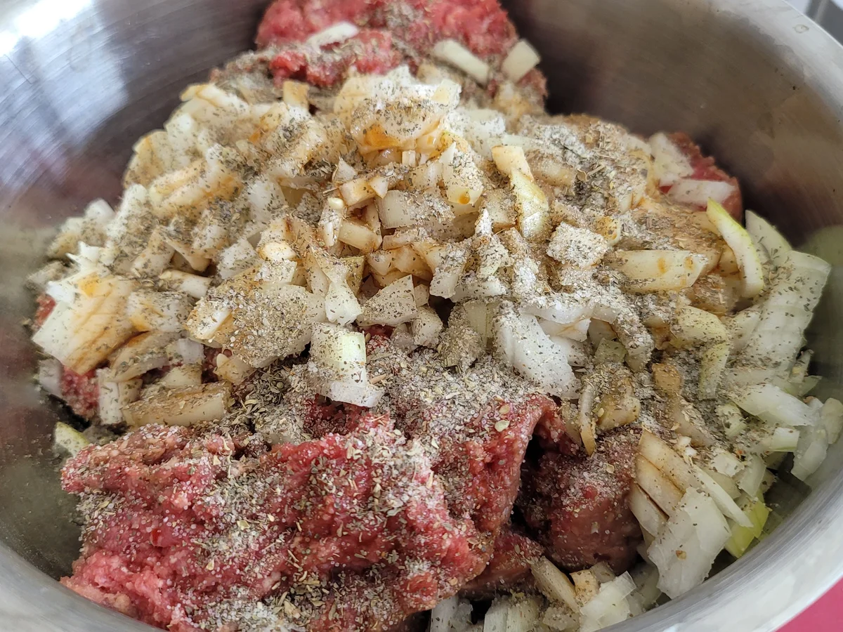 Frikadellen mit Gemüse und Schwenkkartoffel à la Biggi - Rezept - Bild Nr. 11