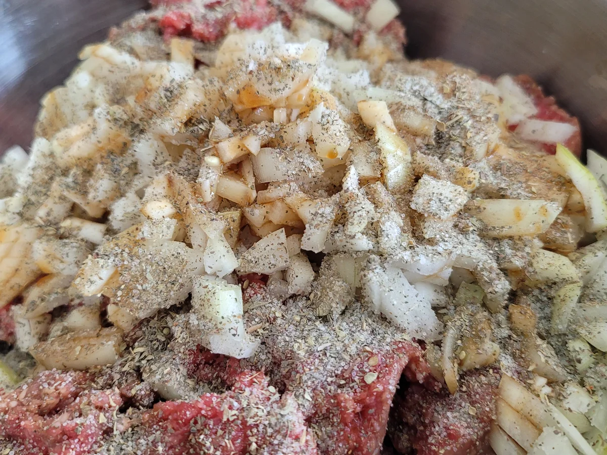 Frikadellen mit Gemüse und Schwenkkartoffel à la Biggi - Rezept - Bild Nr. 12