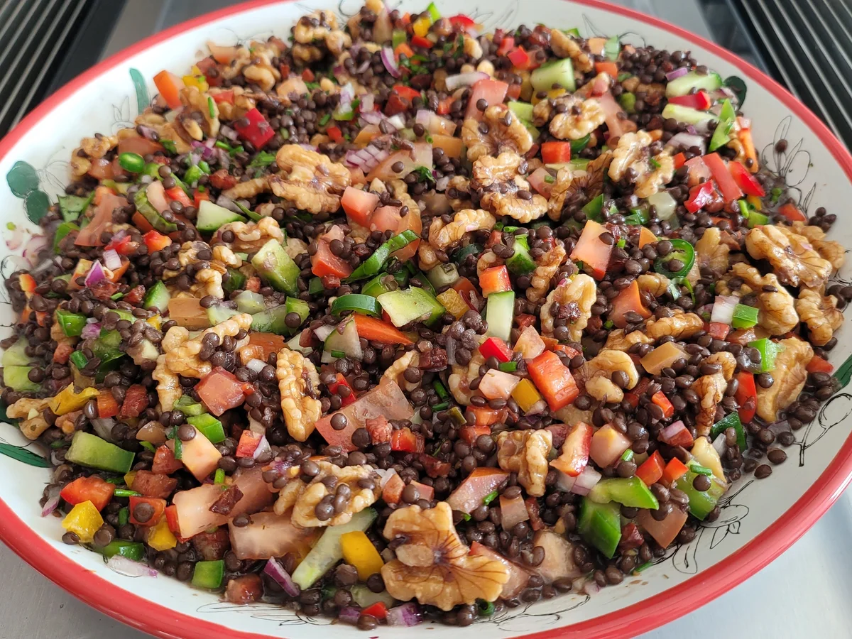 Beluga-Linsen-Salat à la Biggi - Rezept - Bild Nr. 2