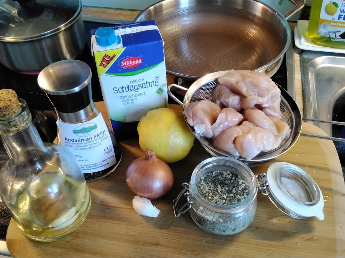 Reis-Herz auf Hähnchen-Ragout - Rezept - Bild Nr. 3