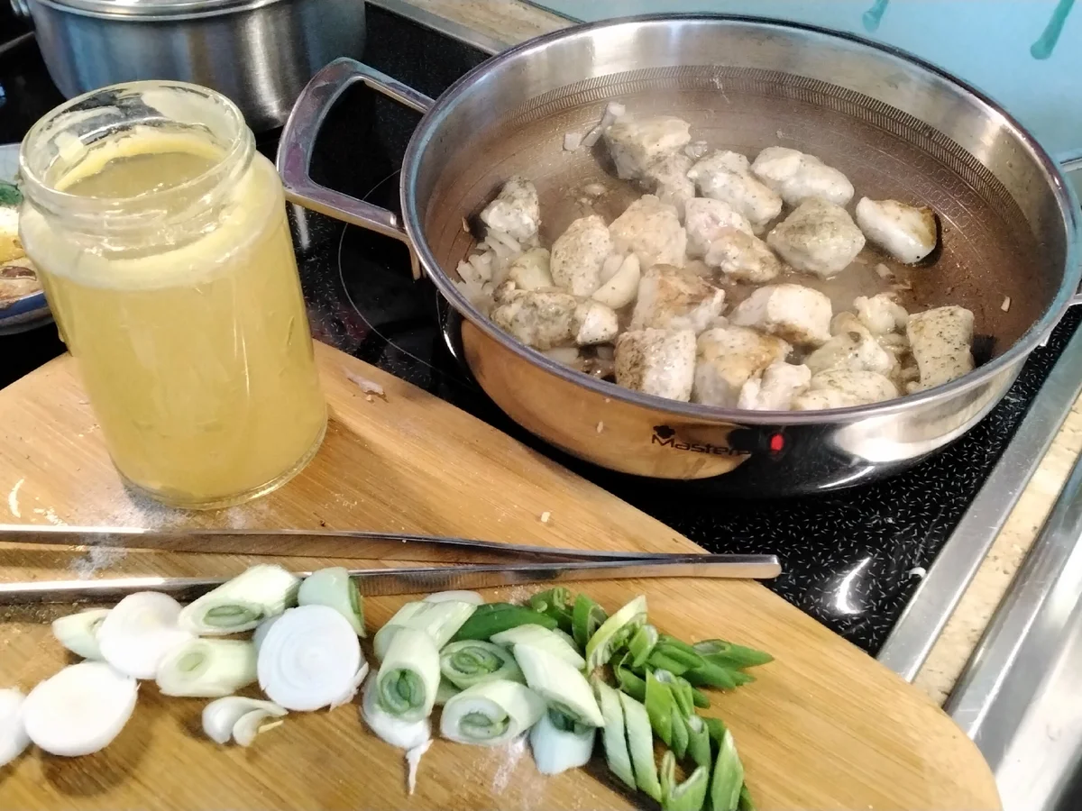 Reis-Herz auf Hähnchen-Ragout - Rezept - Bild Nr. 5