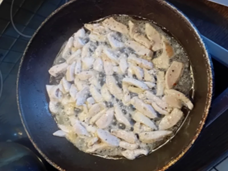 Hähnchenbrustfilet-Kohlrabi-Geschnetzeltes - Rezept - Bild Nr. 8