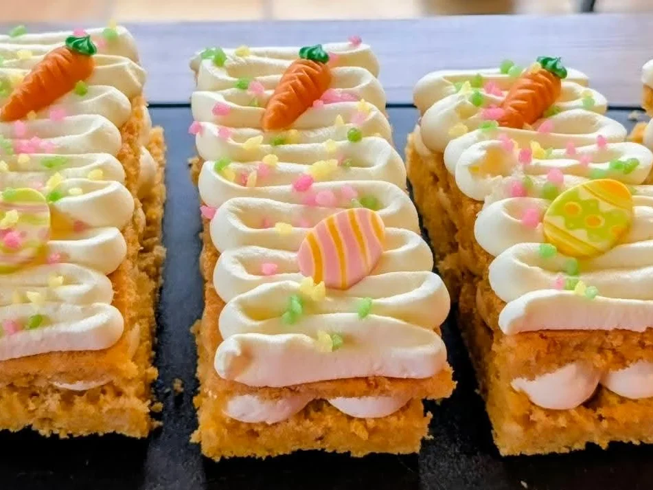 Karottenkuchen Rüblikuchen  ohne Mandeln und Nüsse - Rezept - Bild Nr. 3