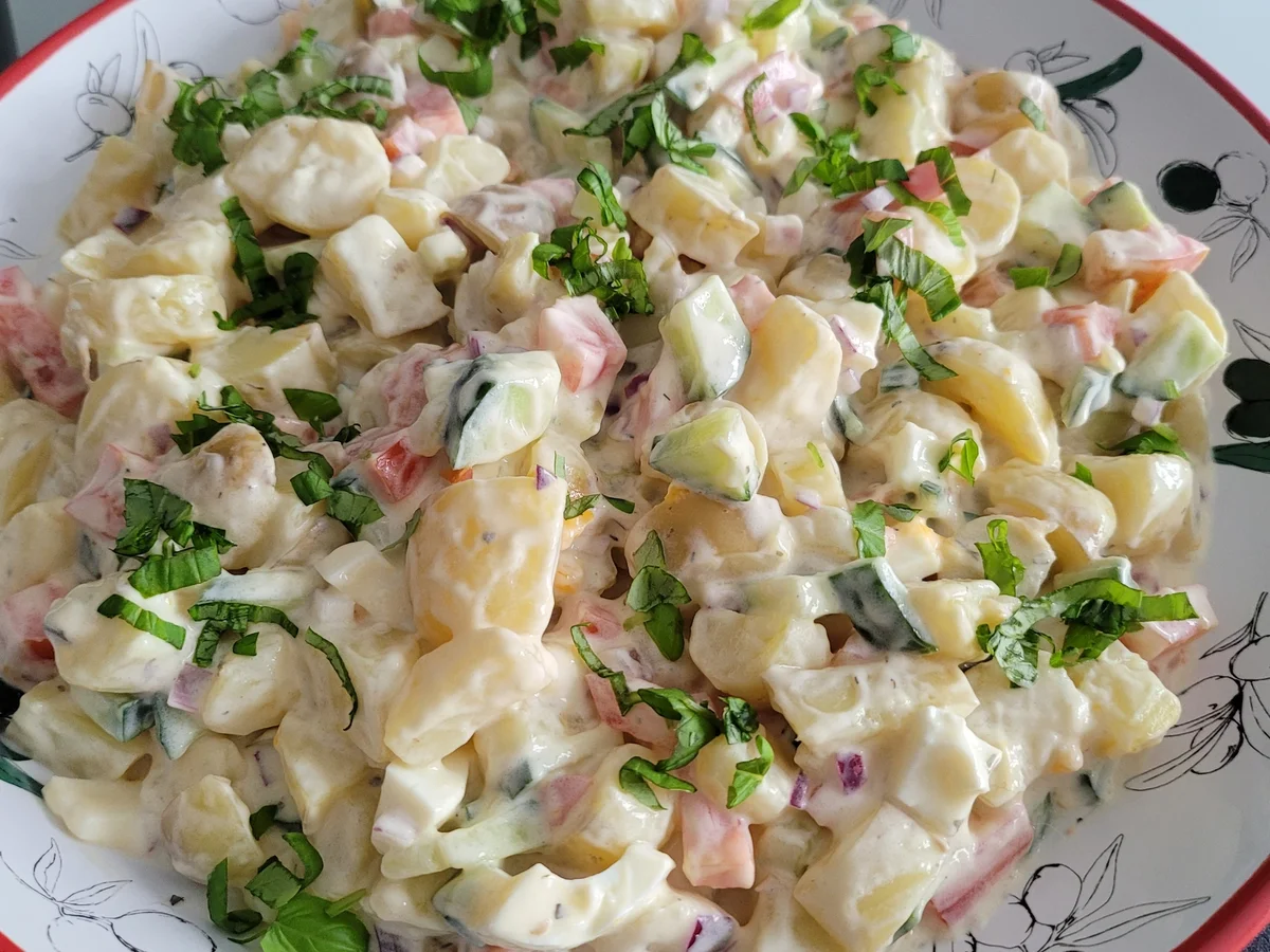 Kartoffelsalat zum Gründonnerstag mit Gundermann à la Biggi - Rezept - Bild Nr. 7