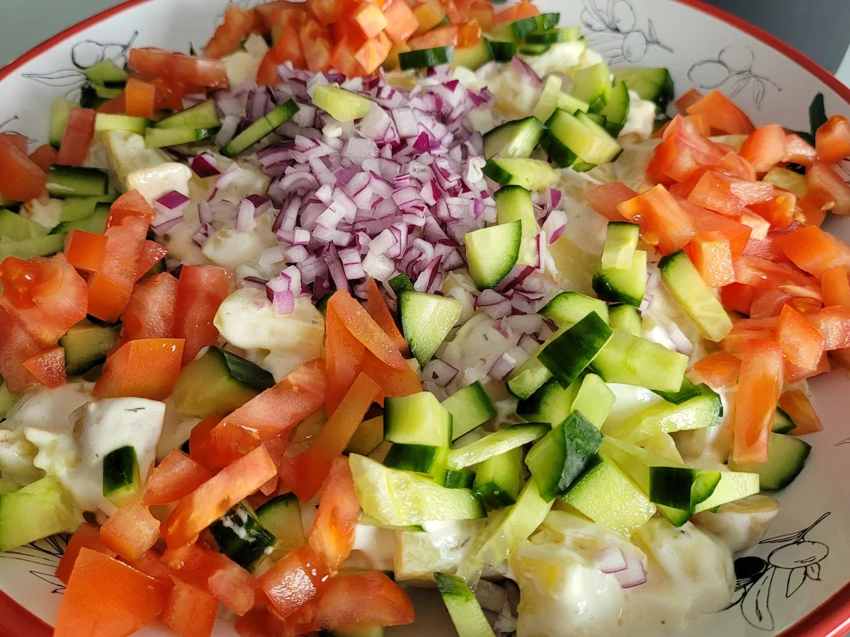 Kartoffelsalat zum Gründonnerstag mit Gundermann à la Biggi - Rezept - Bild Nr. 6