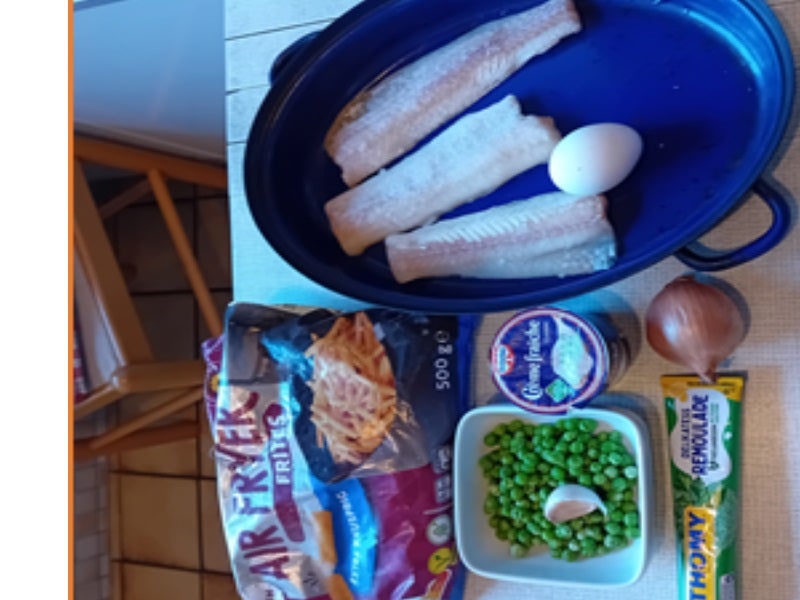 Seelachsfilet im Bier-Teig mit zweierlei Dipp und Pommes-Frites - Rezept - Bild Nr. 3