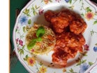 Marokkanische Fleischbällchen in Tomatensauce mit Juwelenreis - Rezept - Bild Nr. 2