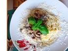Spaghetti mit Champignon-Rahmsauce - Rezept - Bild Nr. 2