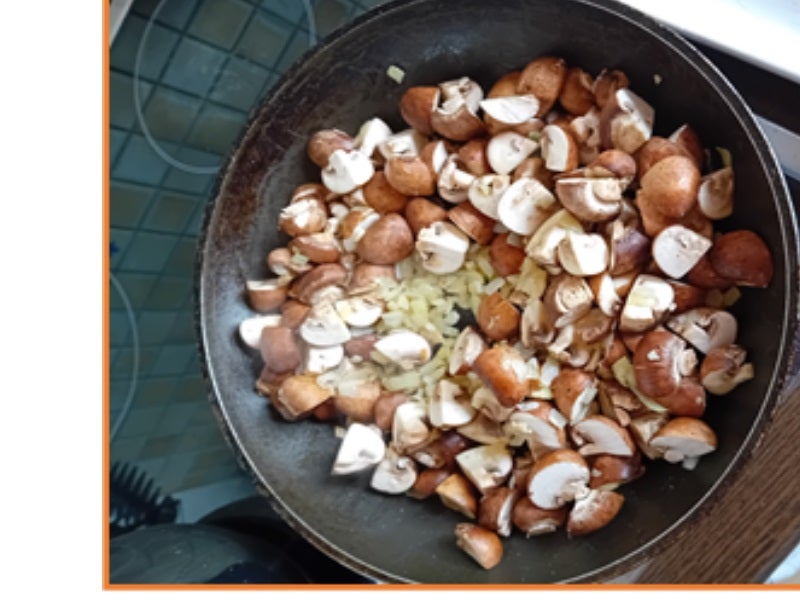 Rezept: Spaghetti mit Champignon-Rahmsauce Bild Nr. 6 Spaghetti mit Champignon-Rahmsauce - Rezept - Bild Nr. 6