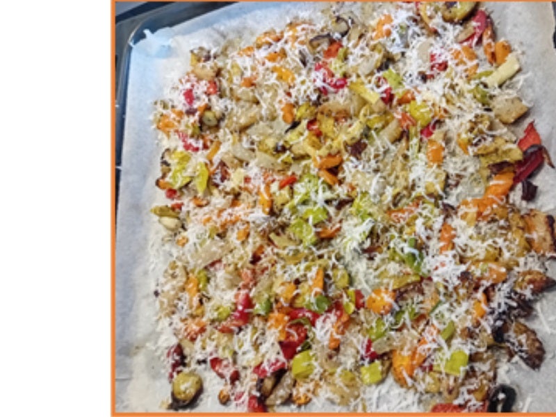 Lachsforelle mit Gemüsemix aus dem Backofen - Rezept - Bild Nr. 13