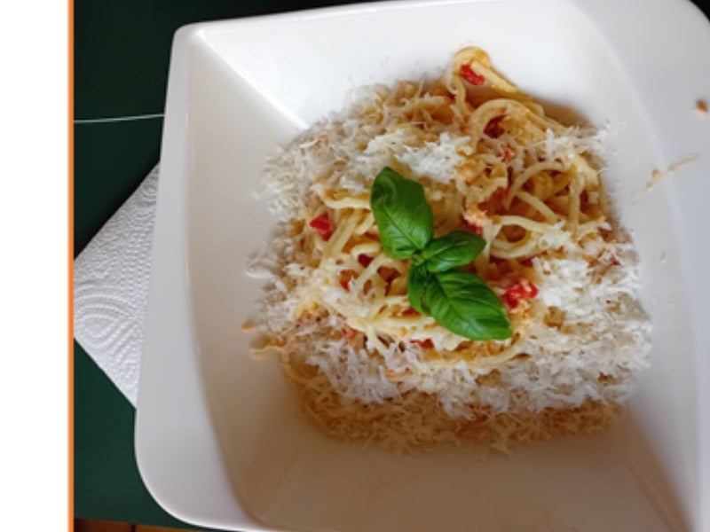 Spaghetti mit gegarten Lachsforellenrest - Rezept - Bild Nr. 14