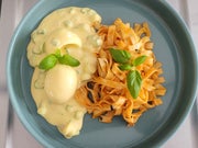 Eier in Senfhonigsosse mit Pasta à la Biggi - Rezept - Bild Nr. 2