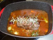 Lammkeule entbeint in Buttermilchbeize - Rezept - Bild Nr. 2