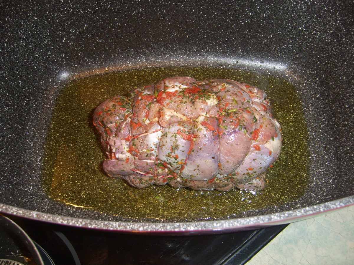 Rezept: Lammkeule entbeint in Buttermilchbeize Bild Nr. 4 Lammkeule entbeint in Buttermilchbeize - Rezept - Bild Nr. 4