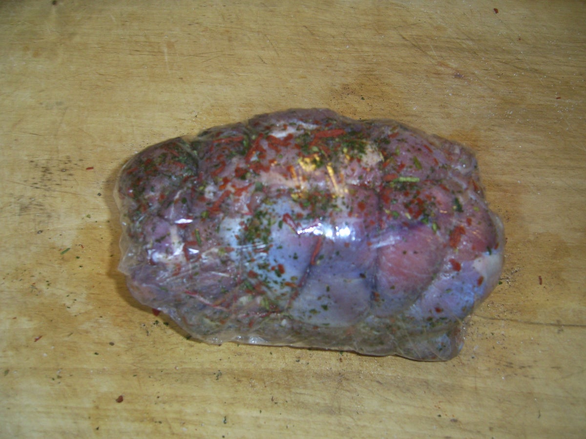 Rezept: Lammkeule entbeint in Buttermilchbeize Bild Nr. 6 Lammkeule entbeint in Buttermilchbeize - Rezept - Bild Nr. 6