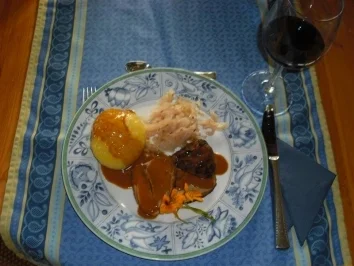 Zicklein mit Rosmarin-Senfkruste - Rezept